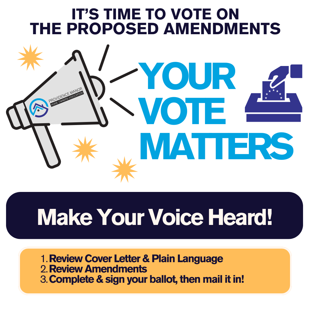 It's time to vote on the proposed amendments