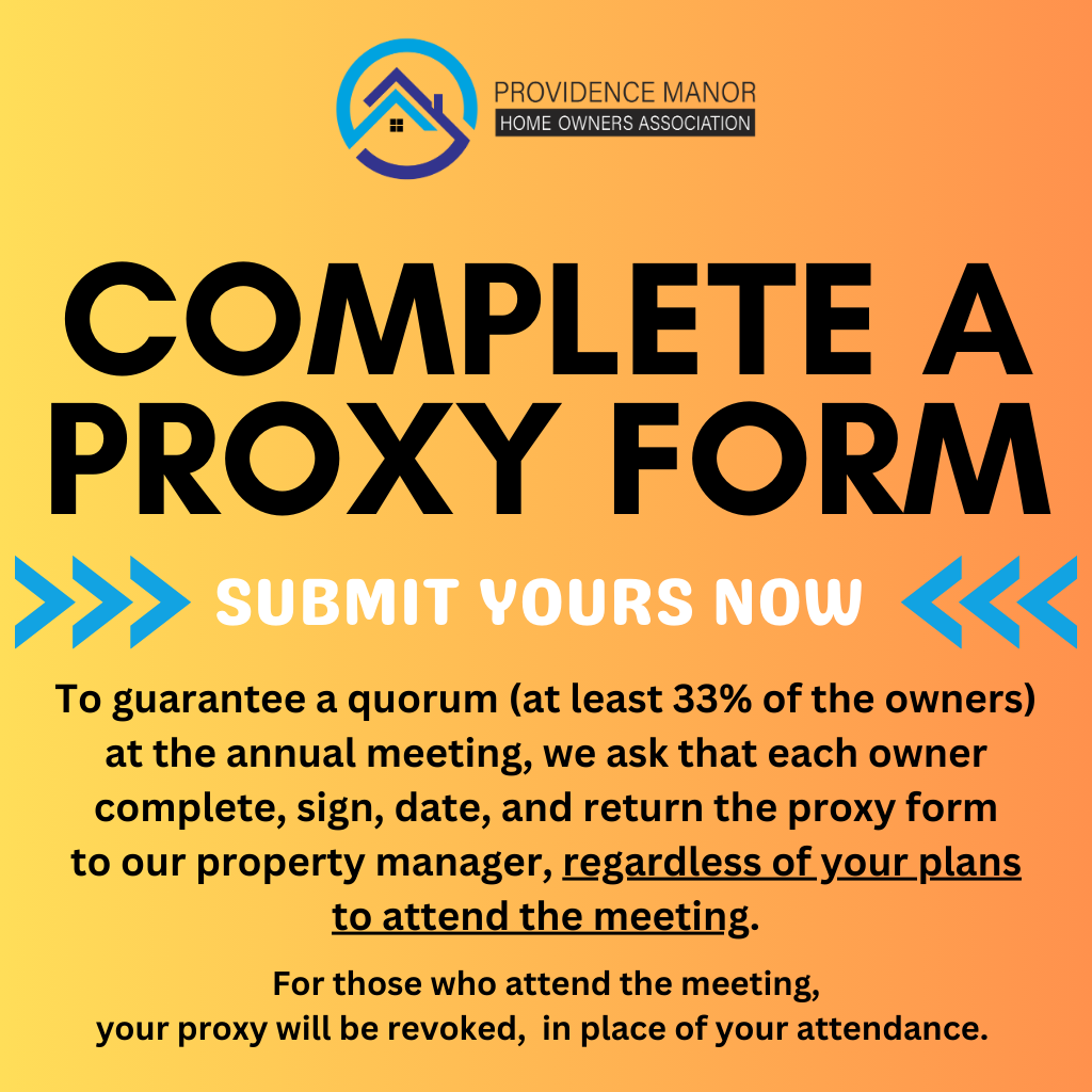 Submit Your Proxy